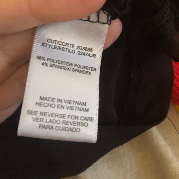 HeartSoul Keyhole Ruffled Blouse Capped Sleeves Tee​ - Picture 9 of 9